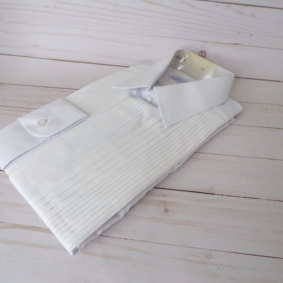 Contemporary Fit Pleated Bib Formal Men's Sh 2323 - Picture 5 of 5